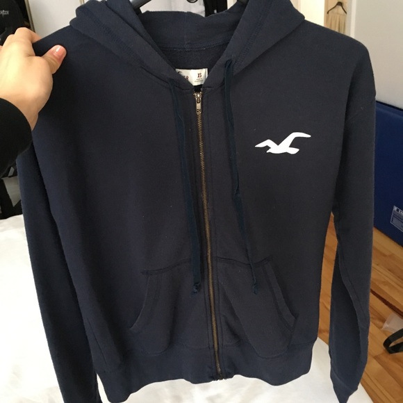 Hollister zipped logo hoodie NWOT - Picture 3 of 5